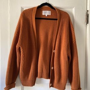 Tradlands Shelter Cotton Cardigan Sienna, Large